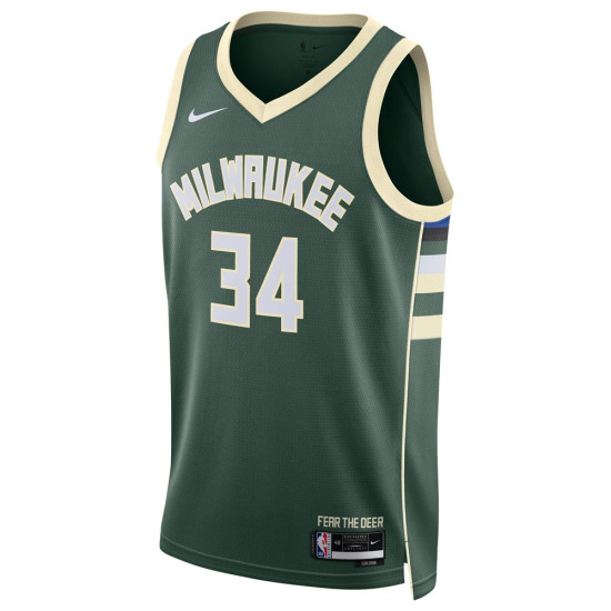 Nike Ανδρική φανέλα Milwaukee Bucks Icon Edition Dri-FIT NBA Swingman Jersey